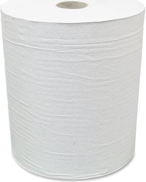American Paper Hardwound Paper Towel Roll 1-Ply 7.88" x 800ft White 6/Carton