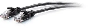 C2G 3ft Cat6a Snagless Unshielded UTP Slim Ethernet Patch Cable Black C2G30141