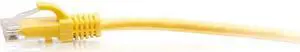 C2G 7ft Cat6a Snagless Unshielded UTP Slim Ethernet Patch Cable Yellow C2G30170