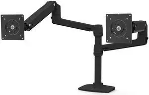 Ergotron LX Dual 45-492-224 LCD Up to 24" Screen Adjustable Desk Mounting Kit