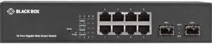 Black Box LGB700 Series Web Smart Gigabit Ethernet Switch - SFP, 10-Port