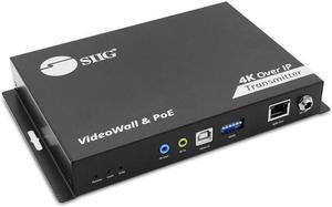 SIIG 4K 60Hz 18Gbps HDMI over IP Matrix Transmitter 396ft CE-H27F11-S1 Brown Box