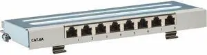 Tripp Lite Cat6a STP Patch Panel 8 Ports DIN Rail N250SH08DIN6A