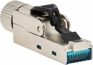 Tripp Lite by Eaton Cat6a Class EA STP Field-Termination Plug 568A/568B TAA N232SHC6A1