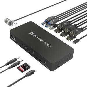 Sonnet Echo 13 Triple 4K Display Dock ECHODK3MTB Sonnet Echo 13 Triple 4K Display Dock ECHODK3MTB