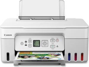 Canon PIXMA G3270 MegaTank AllinOne Wireless Inkjet Color Printer White