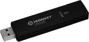 IronKey D500S 64GB USB 3.2 Gen 1 Type A Flash Drive IKD500S64GB