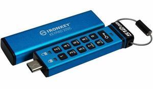 IronKey Keypad 200 512GB USB 3.2 Gen 1 Type C Flash Drive IKKP200C512GB