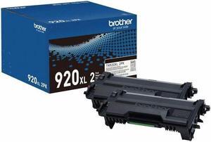 Brother Genuine TN920XL2PK High-yield Toner Cartridge Twin Pack