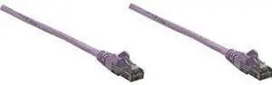 Intellinet Network Solutions Cat6 UTP Network Patch Cable 100 ft 30 m Purple 393201