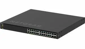 Netgear AV Line M4350-24G4XF 24-Port Manageable 10 Gigabit Ethernet Switch, GSM4328-100NES Netgear AV Line M4350-24G4XF 24-Port Manageable 10 Gigabit Ethernet Switch, GSM4328-100NES