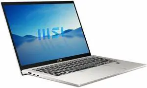 MSI Prestige 14 H B12U Prestige 14H B12UCX-608US 14" Notebook - Full HD Plus - 1920 x 1200 - Intel Core i5 12th Gen i5-12500H 1.80 GHz - 16 GB Total RAM - 512 GB SSD - Urban Silver - Intel Chip -