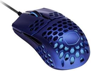 Cooler Master MM711 Lightweight Honeycomb 16000 DPI Gaming Mouse Metallic Blue