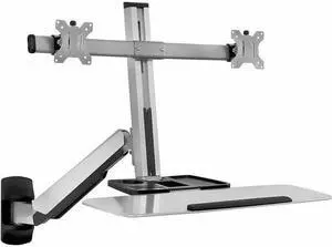 Mount-It! Wall Mount for Monitor Workstation CPU Gray MI7906