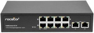 Rocstor SolidConnect SC10 10-Port Gigabit Unmanaged Ethernet Switch Y10S006-B1