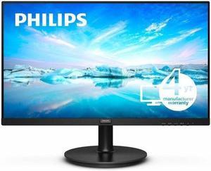 Philips Vline 241V8LBS 24 Class Full HD LED Monitor  169  Textured Black  238 Viewable  Vertical Alignment VA  WLED Backlight  1920 x 1080  167 Million Colors  Adaptive Sync