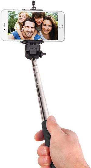 Smart Gear 42" Extendable Monopod Selfie Stick iPhone Samsung Black