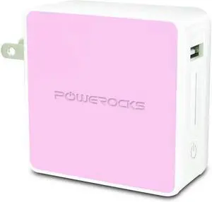 POWEROCKS Tetris 3000mAh Power Bank Extended Battery Portable Charger Pink POWEROCKS Tetris 3000mAh Power Bank Extended Battery Portable Charger Pink