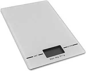 Slim Electronic Digital LCD Diet Food Kitchen Scale: 11lb Capacity