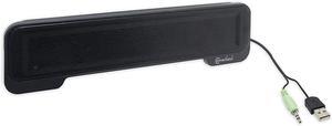 Syba USB Powered 3.5mm Audio Laptop Speaker Clip-On Soundbar CL-SPK20138
