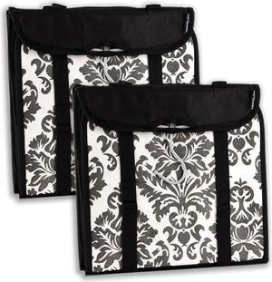 Travelon Hanging Handbag Organizer - Set of 2 (Black Damask)