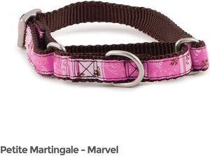 PetSafe Fido Finery Martingale Pet Dog Collar 1/2" Petite Marvel