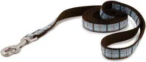 PetSafe Fido Finery Pet Dog 6FT Coupler Lead Leash Summer Plaid 6' x 1/2"