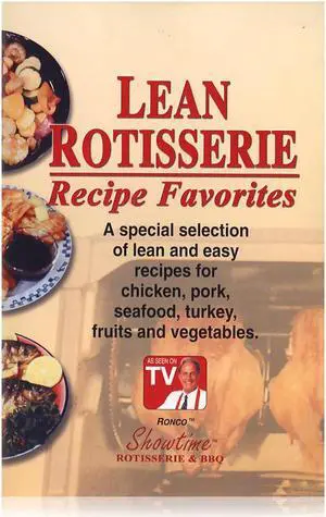 Ronco Lean Rotisserie Booklet