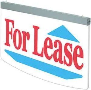 Actiontek Acrylic LED Sign For Lease Bright Display