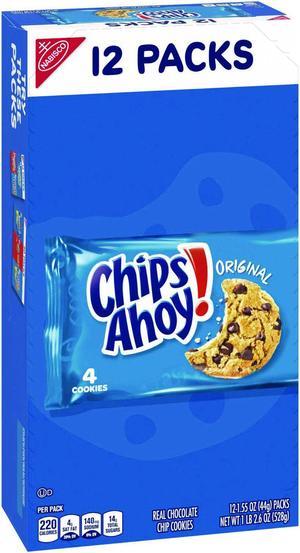 Nabisco Chips Ahoy Cookies Chocolate Chip 1.4 oz Pack 37437