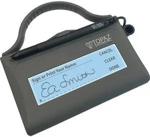 Topaz Topaz SigGem CD WOWpad Hsx 1X5 With Anti-Microbial Handle Pen Housing