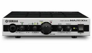 Yamaha Mixer AMP With 3 Stereo Inputs and 2 Microphone Inputs MA2030A