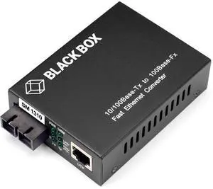 Black Box Pure Networking Fast Ethernet 100-Mbps Media Converter
