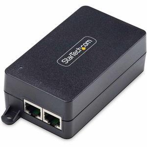 StarTech.com 1-Port Gigabit PoE+ Injector, 10M/100M/1G Ethernet, PoE/PoE+ (802.3af/802.3at), 30W Power Budget, Wall Mountable, Unmanaged - AF211C-POE-INJECTOR