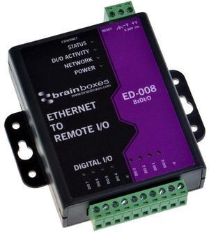 ETHERNET TO 8 DIGITAL IO PORTS