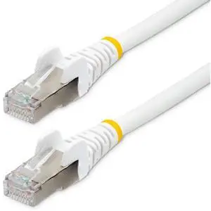 StarTech 20ft CAT6a Snagless S/FTP Ethernet Cable White NLWH20FCAT6APATCH