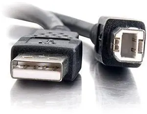 AddOn 9M USB 2.0 A To USB 2.0 B Male To Male Cable Black USBEXTAB9M