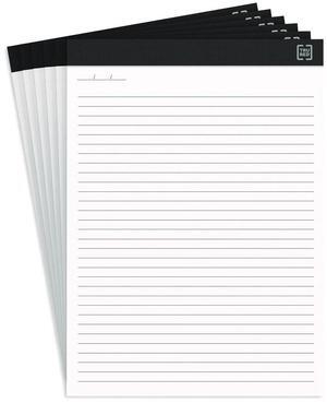 Notepads Narrow Rule 50 White 8.5 x 11.75 Sheets 6/Pack TR59922