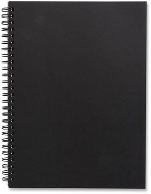 TruRed Wirebound Soft-Cover Business-Meeting Journal Black 80 Sheets TR54988
