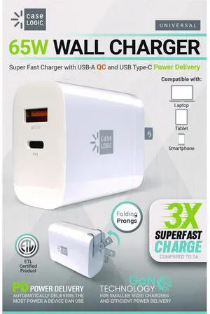 Wall Charger 60 W White CLPDW6105WT Wall Charger 60 W White CLPDW6105WT