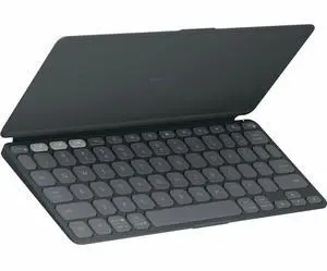 Logitech KEYS-to-GO 2 Portable Bluetooth Tablet Keyboard, Builtin Cover Graphite