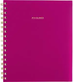 2025-2026 AT-A-GLANCE® Harmony Weekly/Monthly Planner, 7" x 8-3/4", Beetroot, January To January, 1099-805-56
