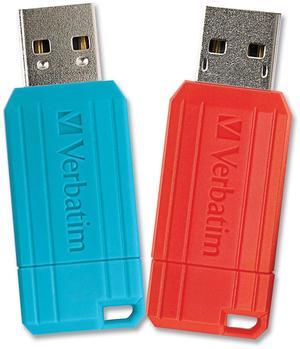 PinStripe USB 2.0 Flash Drive 64 GB 2 Assorted Colors 70059