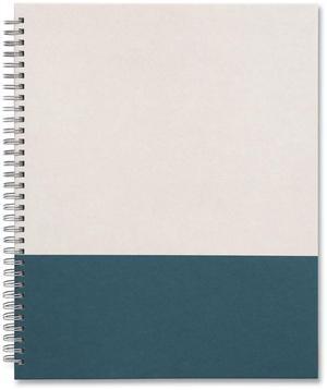 TRU RED Wirebound Hardcover Notebook Gray/Teal 11x8.5 80 Sheets TR55738