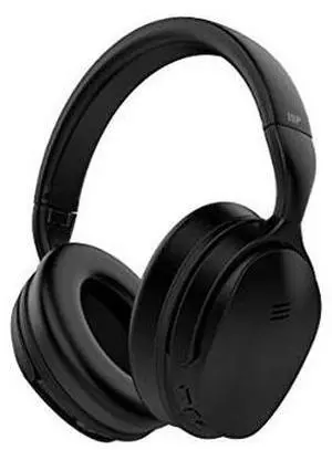 Monoprice BT-300ANC Bluetooth Wireless Over Ear Headphones with Active Noise Cancelling (ANC) and Qualcomm aptX Audio - Black