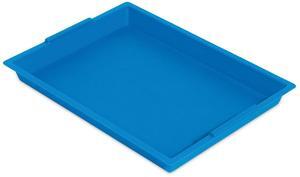 Deflecto Little Artist Antimicrobial Finger Paint Tray 16x 1.8 x12 Blue 39507BLU