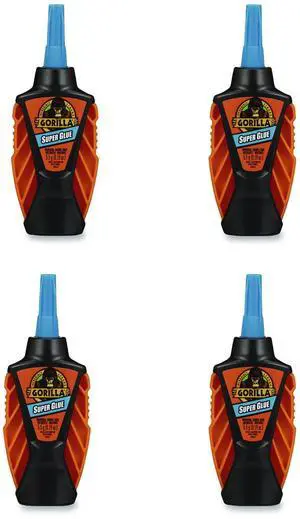 Super Glue Micro Precise, 0.19 oz, Dries Clear, 4/Carton 102862CT