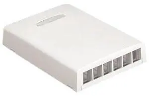 Panduit NetKey 6 Sockets Surface Mounting Box