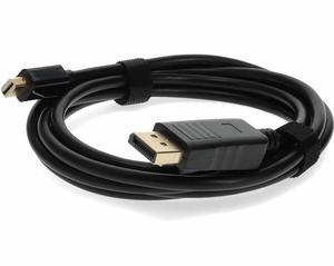 AddOn MINIDP2DPMM3 3ft M/M DisplayPort 1.1 Cable - Black