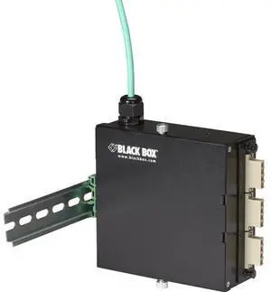 Black Box Wallmount Mini Din Rail Fiber Enclosure JPM398A